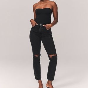 BNWT Curve Love 90s high rise straight jean
